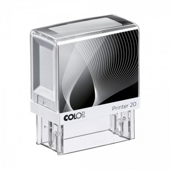 COLOP ® Razítko Colop Printer 20 černo/bílé bezbarvý polštářek / nenapuštěný barvou /
