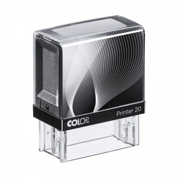 COLOP ® Razítko Colop Printer 20 černo/černé bezbarvý polštářek / nenapuštěný barvou /