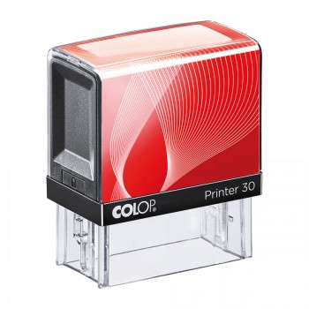 COLOP ® Razítko Colop Printer 30 červeno/černé se štočkem zelený polštářek