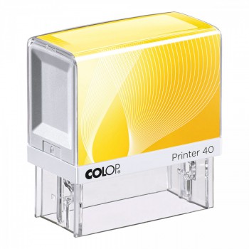 COLOP ® Razítko Colop Printer 40 žluté se štočkem bezbarvý polštářek / nenapuštěný barvou /