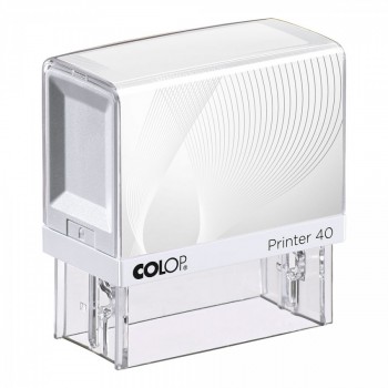 COLOP ® Razítko Colop Printer 40 bílé se štočkem černý polštářek