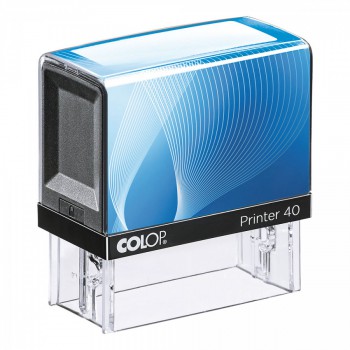 COLOP ® Razítko Colop Printer 40 modré bezbarvý polštářek / nenapuštěný barvou /