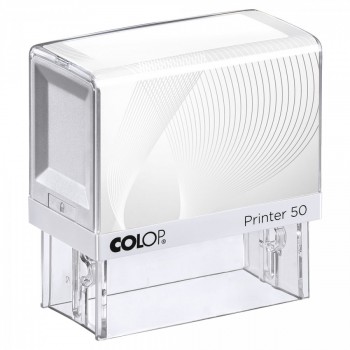 COLOP ® Razítko Colop Printer 50 bílé se štočkem zelený polštářek