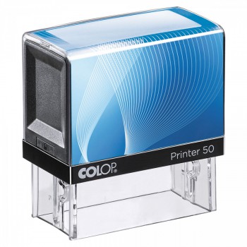 COLOP ® Razítko Colop Printer 50 modré se štočkem černý polštářek