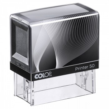 COLOP ® Razítko Colop Printer 50 černo/černé se štočkem černý polštářek
