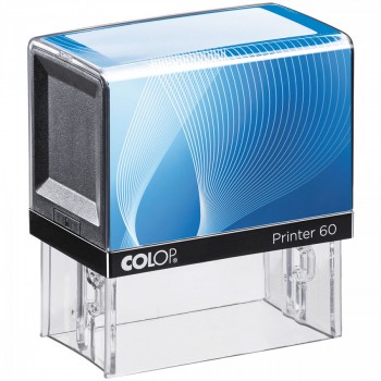 COLOP ® Razítko Colop Printer 60 modré bezbarvý polštářek / nenapuštěný barvou /