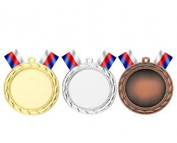 Poháry.com® Medaile sada MD90 s trikolórou