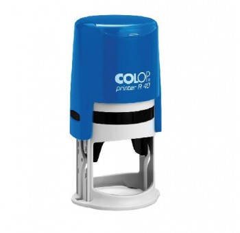 COLOP ® Razítko COLOP Printer R40/modrá bezbarvý polštářek / nenapuštěný barvou /