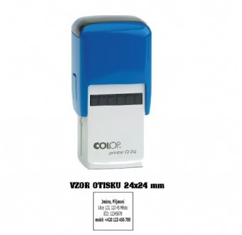 COLOP ® Colop Printer Q 24/modrá se štočkem červený polštářek