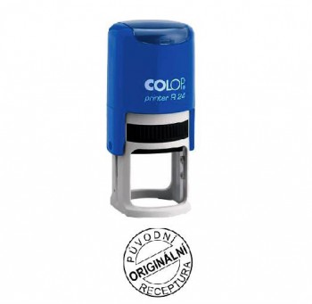 COLOP ® Razítko na geocaching COLOP Printer R24/modrá černý polštářek