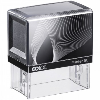Razítko Colop Printer 60 černo/černé se štočkem černý polštářek