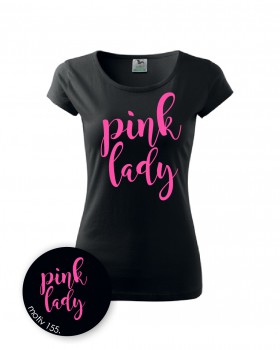 Poháry.com® Tričko pink lady 161 černé XL dámské