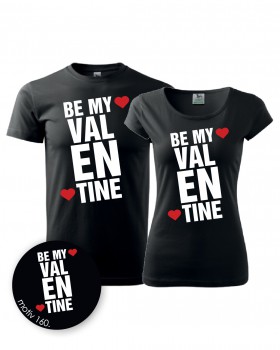 Poháry.com® Trička pro páry Valentine 160 černé