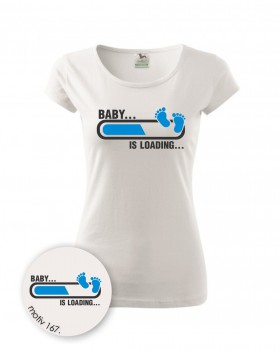 Poháry.com® Tričko pro budoucí maminky 167 bílé S dámské