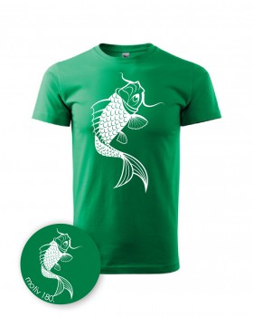 Poháry.com®  Tričko pro rybáře 180 zelené - XL dámské