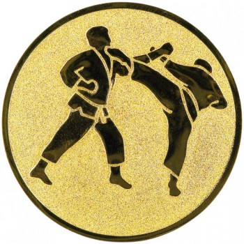Poháry.com® Emblém karate zlato 25 mm