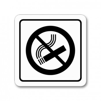Poháry.com® Piktogram zákaz kouření samolepka