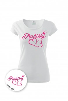 Poháry.com® Svatební tričko pro družičku 537 bílé XS dámské