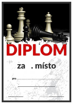Poháry.com® Diplom šachy D68