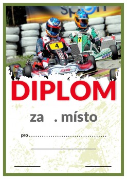 Poháry.com® Diplom motokáry D67