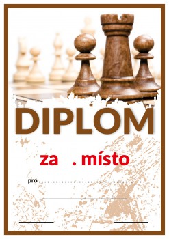Poháry.com® Diplom šachy D79