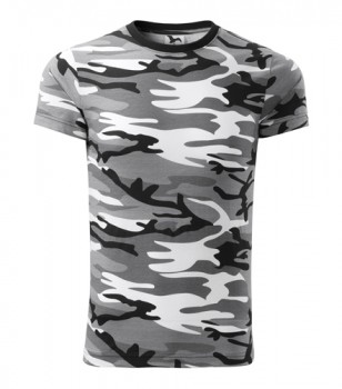 Poháry.com® Tričko Camouflage Gray 32 XL pánské