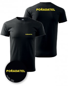 Poháry.com® Tričko Pořadatel černé XL dámské