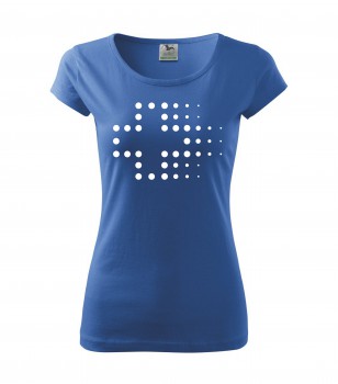 Poháry.com® Tričko pro zdravotní sestřičku D3 azurové XS dámské