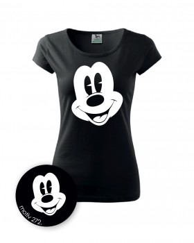 Poháry.com® Tričko Mickey Mouse 272 černé M dámské