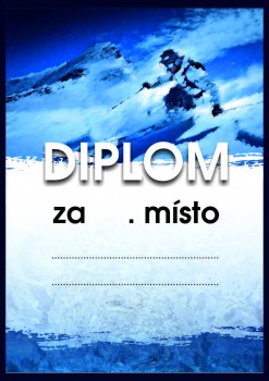 Poháry.com® Diplom lyžování D86