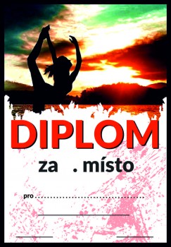 Poháry.com® Diplom gymnastika D97
