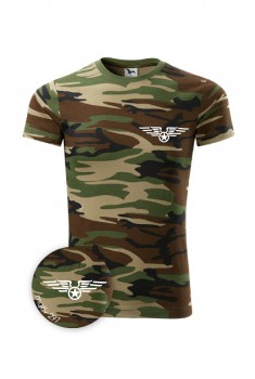 Poháry.com® Tričko Camouflage Brown s motivem 297 XL pánské