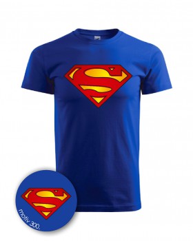 Poháry.com® Tričko Superman 300 král.modrá XXL pánské