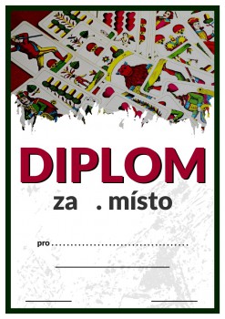 Poháry.com® Diplom mariáš D110