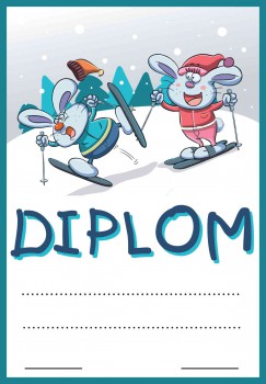 Poháry.com® Diplom lyžování D115
