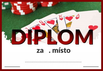 Poháry.com® Diplom poker D137