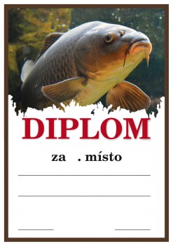 Poháry.com® Diplom rybaření D166