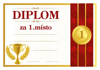 Poháry.com® Diplom 1.místo D193