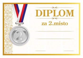 Poháry.com® Diplom 2.místo D191