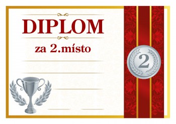 Poháry.com® Diplom 2.místo D194