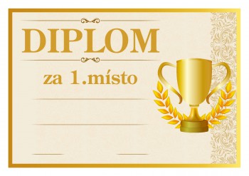Poháry.com® Diplom 1.místo D196