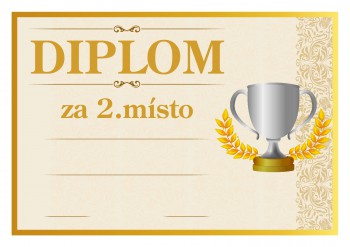 Poháry.com® Diplom 2.místo D197