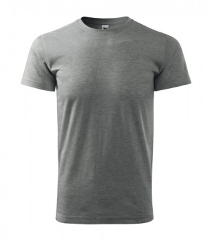 Poháry.com® Pánské tričko HEAVY šedé XL pánské