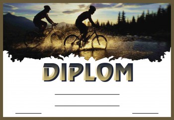 Poháry.com® Diplom cyklistika D211