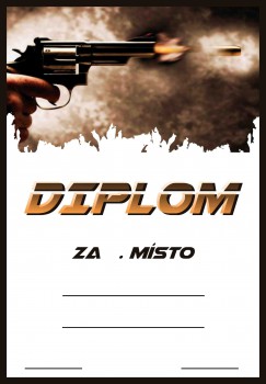 Poháry.com® Diplom střelba D214