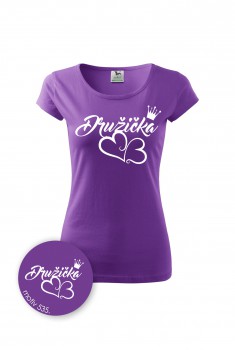 Poháry.com® Svatební tričko pro svědkyni 535 fialová S dámské