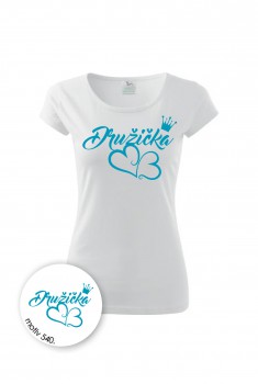 Poháry.com® Svatební tričko pro družičku 540 bílé M dámské