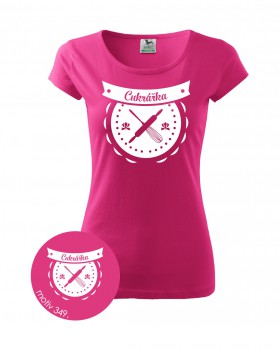 Poháry.com® Tričko pro cukrářku 349 růžové XL dámské