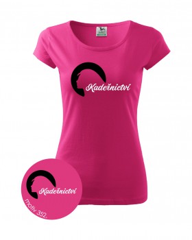 Poháry.com® Tričko pro kadeřnice 352 růžové XL dámské