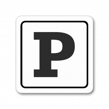 Poháry.com® Piktogram parkování samolepka